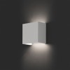 ARTEK Nástěnné svítidlo, těleso sádra, povrch bílá, pro žárovku 1x40W, G9, 230V, IP20, tř.1, rozměry 125x125x75mm, svítí nahoru/dolů náhled 3