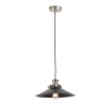 JOSE METAL 1x60W E27 Závěsné svítidlo, základna kov, povrch mosaz, imitace opotřebení, stínítko kov, povrch černá, pro žárovku 1x60W, E27, 230V, IP20, zař. tř.1, rozměry d=350mm, vč. závěsného kabelu h=2000mm, lze zkrátit náhled 1