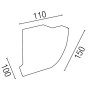 SHIELDA Nástěnné svítidlo, těleso hliník, povrch tmavě šedá, žárovka 1x35W, GU10 ES50, 230V, IP44, 150x110x100mm, svítí dolů, nebo svítí nahoru, dle otočení náhled 2