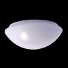 MARTA Stropní svítidlo, základna plast bílá, difuzor sklo opál, 60W, E27, 230V, IP44, d=280mm, v=105mm. náhled 1