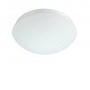 SAHIB 10W IP44 Stropní přisazené svítidlo, HF senzor pohybu, dosah až 8m, záběr 150°/360°, čas 10s-10min, plast bílá, difuzor sklo opál, LED 10W, 650lm, neutrální 4000K, 230V, IP44, tř.1, rozměry d=280mm, h=100mm. náhled 1