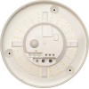SAHIB 10W IP44 Stropní přisazené svítidlo, HF senzor pohybu, dosah až 8m, záběr 150°/360°, čas 10s-10min, plast bílá, difuzor sklo opál, LED 10W, 650lm, neutrální 4000K, 230V, IP44, tř.1, rozměry d=280mm, h=100mm. náhled 4