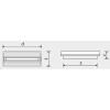 BANOT NOUZOVÉ LED 6W SE Nouzové svítidlo SE - pouze nouzové svícení, záloha 1h, plast bílá, difuzor plast transparentní, LED 6W, 60lm, 230V, IP42, rozměry 260x100x50mm náhled 2