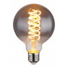 VENT LED 8,5W E27 Světelný zdroj, retro žárovka, sklo kouřové, LED 8,5W, E27, 280lm, teplá 2000K, stmívatelná, Ra80, 230V, životnost 15.000 hod, IP20, d=95mm, l=138mm. náhled 1