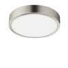 VITOS LED 28W IP20 kruhové Stropní přisazené svítidlo, těleso hliník, povrch nikl mat, difuzor plast opál, LED 1x28W, 3300lm/2520lm, neutrální 4000K, stmív TRIAC, 230V, IP20, tř.2, rozměry d=220mm, h=26mm náhled 2