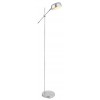 GIANNA Stojací lampa, nastav. směr svícení, základna kov, povrch chrom lesk, pro žárovku 1x25W, E14, 230V, IP20, tř.1, rozměry 480x200mm, h=1390mm, vypínač na kabelu. náhled 1