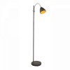 ARCHIBALD Stojací lampa, nastavitelná výška, těleso kov, povrch nikl mat, chromové detaily, pro žárovku 1x40W, E14, 230V, IP20, tř.1, rozměry 420x250x1560mm, vč vypínače náhled 2