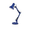FAMOUS Stolní lampa, dvě ramena, těleso kov, plast, povrch modrá, pro žárovku 1x40W, E27, A60, 230V, IP20, tř.1, rozměry l=420mm, h=620mm, vč vypínače náhled 1