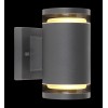 ALCALA 2xGX53 Nástěnné venkovní svítidlo, těleso hliník, povrch tmavá šedá antracit mat, detail sklo čiré, pro žárovku LED 2xGX53, 230V, do koupelny IP44, tř.1, rozměry 100x165x130mm náhled 5