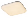 KRASNO SQ 24W, IP54 Stropní, přisazené, venkovní svítidlo, základna plast stříbrná, difuzor plast opál, LED 24W, teplá 3000K, 1900lm, 230V, IP54, tř.2, rozměry 330x330x68mm. náhled 1