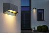 HADRIA WL 7W, IP54 Nástěnné venkovní svítidlo, těleso hliník, povrch černá antracit, krycí sklo čiré, LED 7W, teplá 3000K, 630lm, 230V, IP54, tř.1, rozměry 150x100x55mm, svítí dolů. náhled 2