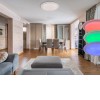 PHOLI 30W, CCT, RGB, Tuya Stropní svítidlo, těleso kov povrch bílá, dif plast opál se třpyt. efektem, LED 30W, 3500lm, Tuya CCT nastav. teplota teplá 3000K - denní 6500K, stmív, RGB, 230V, Ra80, IP20, rozměry d=530mm, h=83mm. náhled 5
