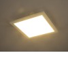 ROSI VÝPRODEJ Stropní, přisazené svítidlo, těleso hliník, povrch bílá, difuzor akryl opál, LED 30W, 2400lm, teplá 3000K, 230V, IP20, tř.2, rozměry 450x450x50mm náhled 8