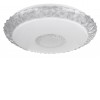 TUBER 40W, CCT, Tuya Stropní svítidlo, těleso kov povrch bílá, difuzor plast opál, čirý a s efektem křišťálů, LED 40W, 4250lm, Tuya CCT nastav. teplota teplá 3000K - denní 6000K, stmív, rozměry d=500mm, h=100mm. náhled 2