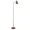 KIXTA E14 1X40W STOJACÍ VÝPRODEJ Stojací lampa, flexibilní rameno, husí krk, těleso kov, povrch rezavá, kryt kov vnější rezavá, vnitřní bílá, imitace opotřebení, pro žár 1x40W, E14, 230V, IP20, tř.2, 460x1670mm,  náhled 1