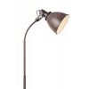 KIXTA E14 1X40W STOJACÍ VÝPRODEJ Stojací lampa, flexibilní rameno, husí krk, těleso kov, povrch rezavá, kryt kov vnější rezavá, vnitřní bílá, imitace opotřebení, pro žár 1x40W, E14, 230V, IP20, tř.2, 460x1670mm,  náhled 4