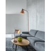 KIXTA E14 1X40W STOJACÍ VÝPRODEJ Stojací lampa, flexibilní rameno, husí krk, těleso kov, povrch rezavá, kryt kov vnější rezavá, vnitřní bílá, imitace opotřebení, pro žár 1x40W, E14, 230V, IP20, tř.2, 460x1670mm,  náhled 5