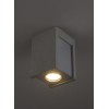 TROM GU10 1x25W VÝPRODEJ Stropní, přisazené, bodové, svítidlo, těleso beton, povrch šedostříbrná, chromové detaily, pro žárovku 1x25W, GU10, ES50, 230V, IP20, tř.1, rozměry 100x100x14 náhled 4