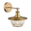 CITRINA 1x60W E27 nástěnné Nástěnné svítidlo, základna kov, povrch bronz antická, krycí sklo čiré s bublinami, pro žárovku 1x60W, E27, 230V, IP20, tř.1, rozměry 220x280x290mm náhled 1