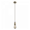 VELANA 1x60W E27 VÝPRODEJ Závěsný kabel s objímkou, základna kov, povrch černá, imitace opotřebení, pro žárovku 1x60W, E27, 230V, IP20, tř.1, rozměry d=100mm, vč textilního závěsu l=1100mm lze zkrátit náhled 6