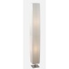 BAILEY Stojací lampa, základna kov, povrch chrom, stínítko bílé, plisované, pro žárovku 2x40W, E27, 230V, IP20, zař.tř.2, 140x140mm, h=1190mm, s vypínačem náhled 1