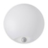 DICHODON LED 14W IP54 + senzor PIR Nástěnné venkovní svítidlo, senzor PIR, dosah 1-10m, záběr 90°, doba 10s-5min, materiál PC, povrch černá, difuzor PC opál, LED 14W, 1000lm, neutrální 4000K, 230V, IP54, IK08, tř.2, d=215mm, h náhled 3