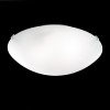 TOFFEE Stropní svítidlo, základna kov, povrch bílý smalt, difuzor sklo leptané bílá opál, pro žárovku 3x60W, E27, 230V, tř.1, IP20, rozměry d=400mm, v=120mm náhled 4
