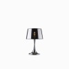 LONDON CROMO Stolní dekorativní lampa, základna kov, povrch chromt, difuzor z transparentního chrom. PVC, pro žárovku 1x60W, E27, 230V, IP20, tř.2, rozměry d=320mm, v=485mm náhled 1