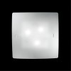 CELINE VÝPRODEJ Stropní svítidlo, základna kov, povrch chrom, difuzor sklo leptané bílá opál, pro žárovku 2x60W, E27, 230V, tř.1, IP20, rozměry š=295mm, v=295mm, h=80mm náhled 4