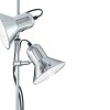 POLLY Stojací lampa dvojitá, pro čtení, těleso kov, povrch kouřová šedá, nastavitelný směr svícení, pro žárovku 2x60W, E27, 230V, IP20, tř.2, rozměry viz obrázek náhled 4