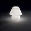 PRATO Stolní dekorativní lampa, těleso a difuzor foukané sklo bílé leptané, pro žárovku 1x60W E27, 230V, IP20, tř.2, rozměry d=225mm, v=240mm náhled 3