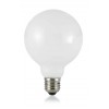 LAMPADINA LED žárovka, těleso kov šedostříbrná, krycí sklo bílá, LED 8W, E27, G95, teplá 3000K, 720lm, Ra80, 230V, tř.1, rozměry d=95mm, h=135mm. náhled 1