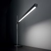 GRU TL105 Stolní dekorativní lampa, otočná a nastav výška difuzoru, materiál hliník, povrch bílá, chromové detaily, difuzor sklo opál, LED 6W, 680lm, 230V, IP20, tř.2, rozměry 705x100x620mm náhled 5