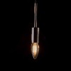 VINTAGE-LED Světelný zdroj žárovka svícová, zákl kov, krycí sklo jantar, LED 3,5W, E14, C35, teplá 3000K, 300lm, 230V, stř život 15.000h, 15.000x zap/vyp, d=35mm h=100mm náhled 2