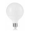 LAMPADINA LED žárovka, těleso kov šedostříbrná, krycí sklo bílá, LED 12W, E27, neutrální 4000K, 1020lm, Ra80, 230V, tř.1, rozměry d=95mm, h=145mm. náhled 1