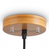 CITRUS Závěsné svítidlo, základna dřevo, stínítko dřevo světlé, pro žárovku 1x60W, E27, 230V, IP20, tř.2, rozměry d=200mm, h=320mm, vč. závěs kabelu l=1460mm, lze zkrátit. náhled 2