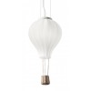 DREAM BIG Závěsné dětské svítidlo v podobě létajícího balónu, základna kov, povrch stříbrná, difuzor sklo opál, pro žárovku 1x42W, E27, 230V, IP20, tř.1, rozměry d=300mm, h=1700mm. náhled 1