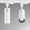 SMILE 15W Bodové svítidlo, nastavitelný směr svícení, těleso hliník, povrch černá, LED 15W, neutrální 4000K, 1270lm, vyzař. úhel 50°, Ra80, 230V, IP20, d=66mm, l=180mm, vč. 3F adaptéru NORDIC ALUMINIUM náhled 4