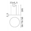 ORACLE Závěsné svítidlo, těleso hliník, povrch černá, difuzor plast opál, LED 51W, 4060lm, teplá 3000K, 230V, IP20, tř.2, rozměry d=900mm, vč závěs lanka l=2050mm, lze zkrátit. náhled 3