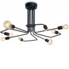 GADEBEN CL Stropní přisazené svítidlo, těleso kov, povrch antická mosaz, pro žárovku 8x60W, E27, 230V, IP20, tř.1, rozměry d=920mm, h=415mm. náhled 2