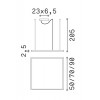 ORACLE Závěsné svítidlo, těleso hliník, povrch bílá, difuzor plast opál, LED 33W, teplá 3000K, 2650lm, 230V, IP20, tř.2, rozměry 500x500mm, závěsné lanko l=2050mm, lze zkrátit. náhled 3