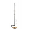 PRITE FL 5x15W G9 Stojací lampa, základna kov, povrch mosaz a černá, dif sklo opál, pro žárovku 5x15W, G9, 230V, IP20, tř.1, rozměry d=300mm, h=1600mm. náhled 1