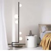 PRITE FL 5x15W G9 Stojací lampa, základna kov, povrch mosaz a černá, dif sklo opál, pro žárovku 5x15W, G9, 230V, IP20, tř.1, rozměry d=300mm, h=1600mm. náhled 4