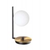 PRITE TL 1x15W G9 Stolní lampa, základna kov, povrch mosaz a černá, dif sklo opál, pro žárovku 1x15W, G9, 230V, IP20, tř.1, rozměry d=130mm, h=265mm. náhled 1
