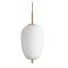 GRONEST HL III 20W Závěsné svítidlo, základna kov, povrch zlatá, stínítko sklo opál, LED 20W, 2050lm, teplá 3000K, 230V, IP20, tř.2, rozměry d=270mm, h=445mm, vč. závěs. kabelu l=2590mm, lze zkrátit. náhled 1