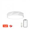 DECURIO PL 31W, TUYA-Z Stropní svítidlo, kov, bílá, dif plast opál, LED 31W, 1850lm, smart TUYA, Matter, Zigbee 3.0, dálk ovl. (souč) nebo mob. tel. CCT nast teplá 2700K-denní 6500K, stmív 230V, d=400mm, h=100mm náhled 4