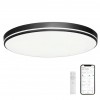 Stropní svítidlo Stropní svítidlo, kávová, difuzor opál, LED 48W, 3360lm, dálk ovl. Beacon (včetně), nebo telefon TUYA WiFi, stmívatelné,  nast CCT  teplá 2700K - denní 6400K, Ra80, 230V, IP20, d=510mm, h=70mm náhled 2