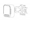 DICIO kontorler Zigbee 3.0. - 1 Spínací jednotka 1 kontakt, pro instalaci se zapojením nulového vodiče, ovládání telefonem smart systém Tuya, Zigbee 3.0, 1x10A, 1x2300W/250W, 230V, IP20, 46x46x18mm, do KU68 náhled 2