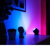 DICIO TL TUYA-W, RGB Stolní lampa, reflektor, kov, povrch černá, dif plast opál, LED 3W, 230lm, smart TUYA, WiFi, dálk ovl. (součástí) nebo mob. telefonem CCT nast teplota teplá 2700K - denní 6500K, stmív, RGB, 9 náhled 2