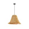 40W E27 Závěsné svítidlo, základna kov, povrch černá, stínítko ratan, pro žárovku 1x40W, E27, 230V, IP20, tř. 1, rozměry d=450mm, h=330mm, vč závěs kabelu l=1200mm, lze zkrátit. náhled 1